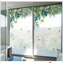 Статическая наклейка на окно, Балконный подоконник, полупрозрачная непрозрачная ванная комната, гостиная, ванная комната, раздвижная дверь, стеклянная пленка на окно