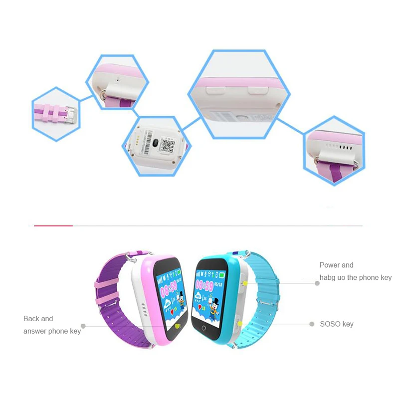 Q100 gps smart watch для детей с Wi Fi сенсорный сим карты Q750 SOS устройство определения
