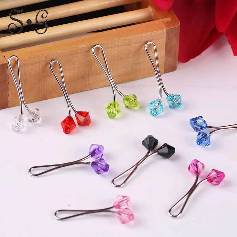 

rhombus shape Hijab clip for Muslim islamic Women Scarves/Shawl clips 12pcs Mix Color free shipping Muslim Scarf Clips