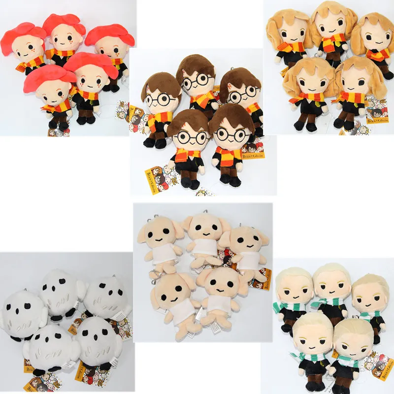 

Q version Harry Potter plush toy soft stuffed dolls key bag charms