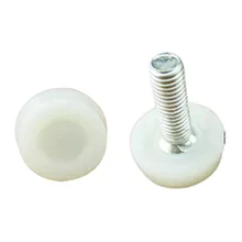 AIMA 24 PCS Adjustable Screw On Furniture Glide Leveling Feet 8 mm x 24 mm Thread Size