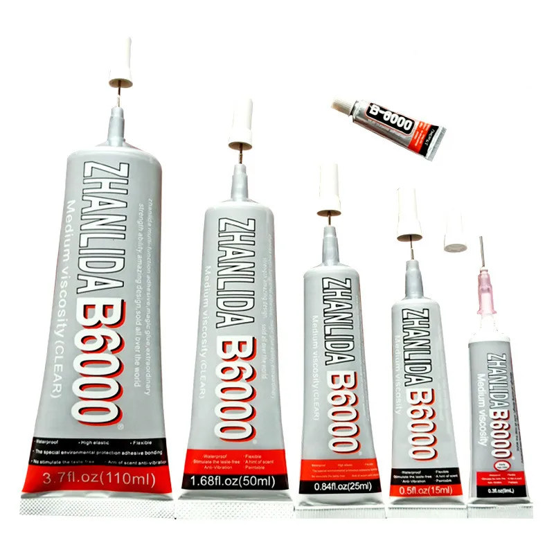 

1Pcs b-6000 Glue 9ml Multi Purpose B6000 Adhesive Rhinestone Crystal Jewelry Craft Diy Touch Screen Cell Phone Repair Glass