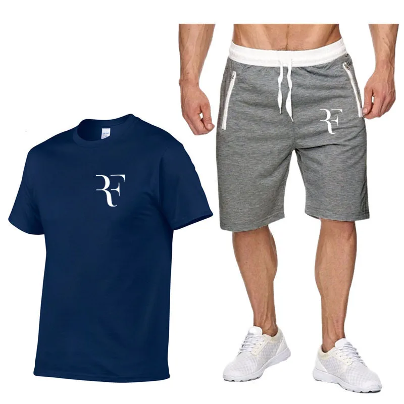Спортивная одежда, мужские комплекты для бега, спортивный костюм, мужские шорты+ футболка, комплект из двух предметов, спортивный костюм для бега, тренировочные костюмы, спортивная одежда для бега