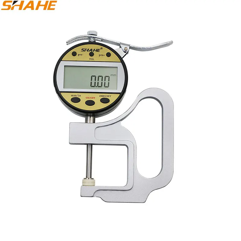 SHAHE 0.01mm 25mm digital thickness gauge digital paquimetro digital