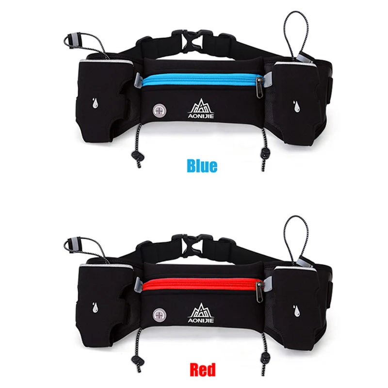 

New Men Women Outdoor Sports Waist Pack Hiking Racing Running Fitness Lightweight Bottle Water Belt Bag PO66