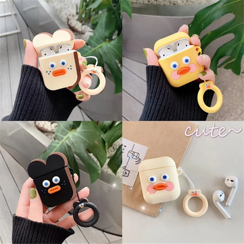 

Cartoon Wireless Bluetooth Earphone Case For Apple AirPods Silicone Charging Headphones Cases For Airpods Protective Cover