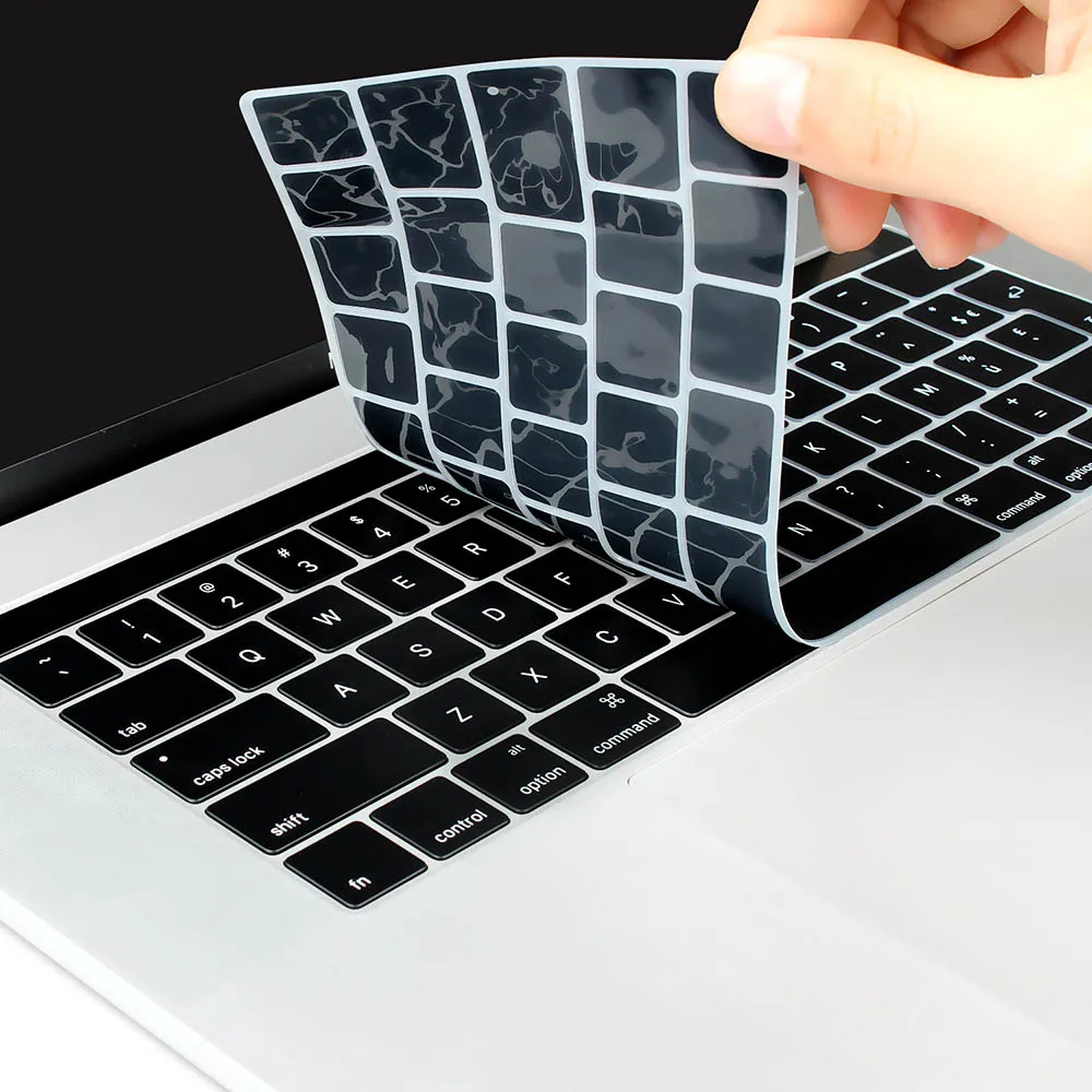 Чехол с французской силиконовой клавиатурой AZERTY для Macbook Pro Retina Air 11 12 13 15 Touch bar 2020