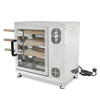 Online Stainless Steel Commercial Electric Chimney Cake Oven Roll Grill Machine Maker