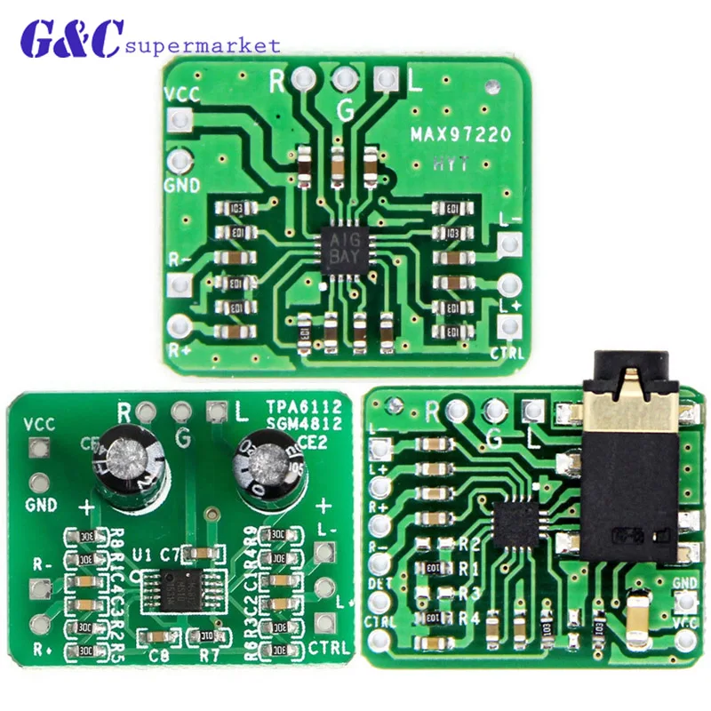 

SGM4812 TPA6132 MAX97220 Amplifier Differential Balanced HIFI Module