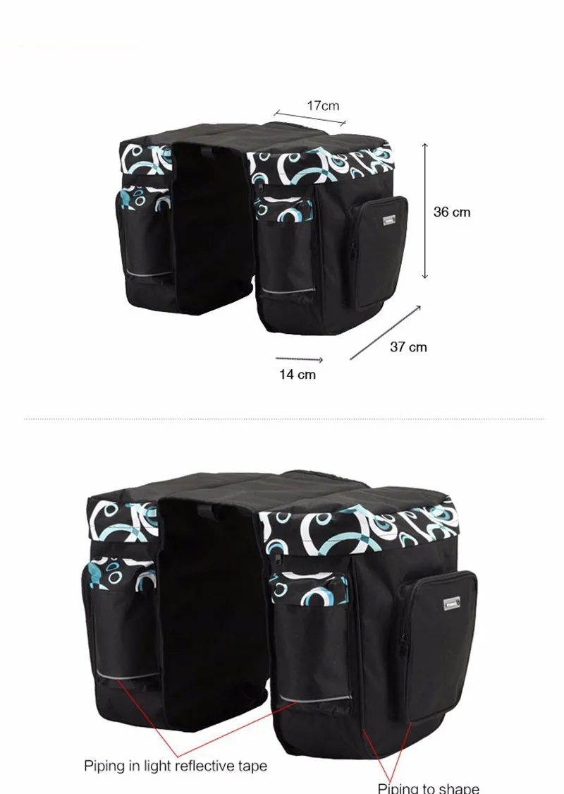 Flash Deal 30L Double Side Bike Rear Bag Pannier 600D Polyester Bicycle Carrier Bag PVC Cycling Rack Seat Bag MTB Saddle Bag Pouch BG0025 2 Flash Deal 30L Double Side Bike Rear Bag Pannier 600D Polyester Bicycle Carrier Bag PVC Cycling Rack Seat Bag MTB Saddle Bag Pouch BG0025 2