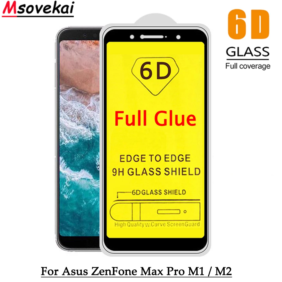 Полное покрытие из закаленного стекла для ASUS Zenfone MAX PRO M1 ZB601KL ZB602KL M2 ZB631KL ZB633KL полная
