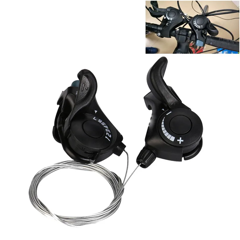 MTB Mountain bike Trigger Shifters 21 Speed Shift Levers bicycle shifter Derailleur Compatible 7 adjustable gears New #2g28#F (3)