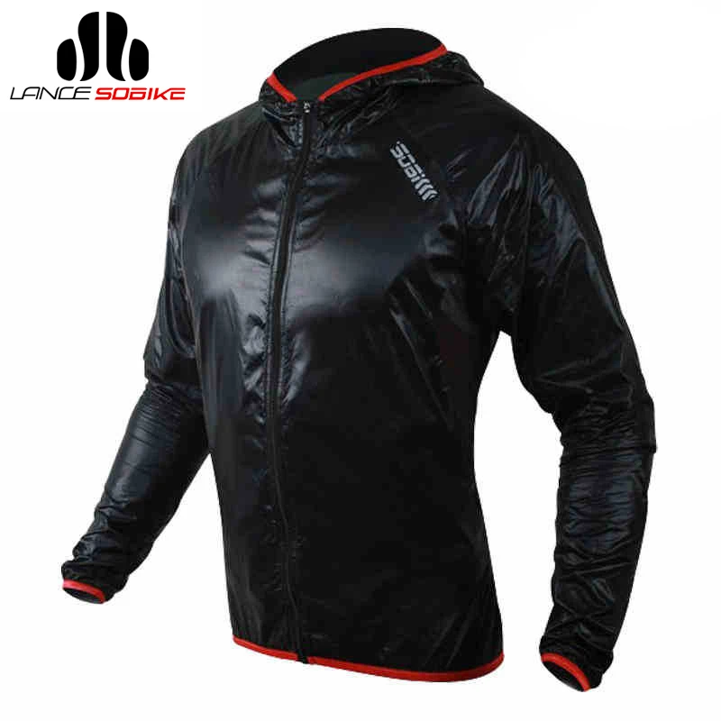 

SOBIKE WINDOUT Super light SPTex Waterproof ROCIA Mesh Keep Warm Hooded Cycling Cycle Jacket Wind Rain Coat Raincoat-The Flash