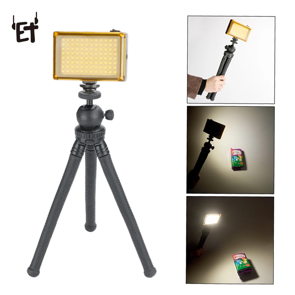 ET Dimmable 96 LED Photo Video Fill Light Lamp for Canon Nikon Sony DSLR SLR Camera DV Camcorder Wedding Photography Lighting ET Dimmable 96 LED Photo Video Fill Light Lamp for Canon Nikon Sony DSLR SLR Camera DV Camcorder Wedding Photography Lighting
