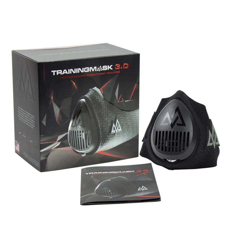 

2019 Elevation style black High Altitude training Conditioning training sport mask 2.0 training mask 3.0 with box phantom mask