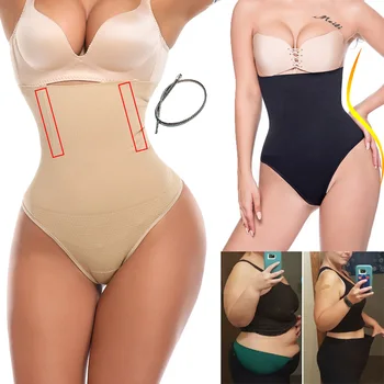 

Women High Waist Body Shaper Buttstock Lifter Wasit Trainer Slimming Underwear Control Panties Girdle Thong Panty Shapewear