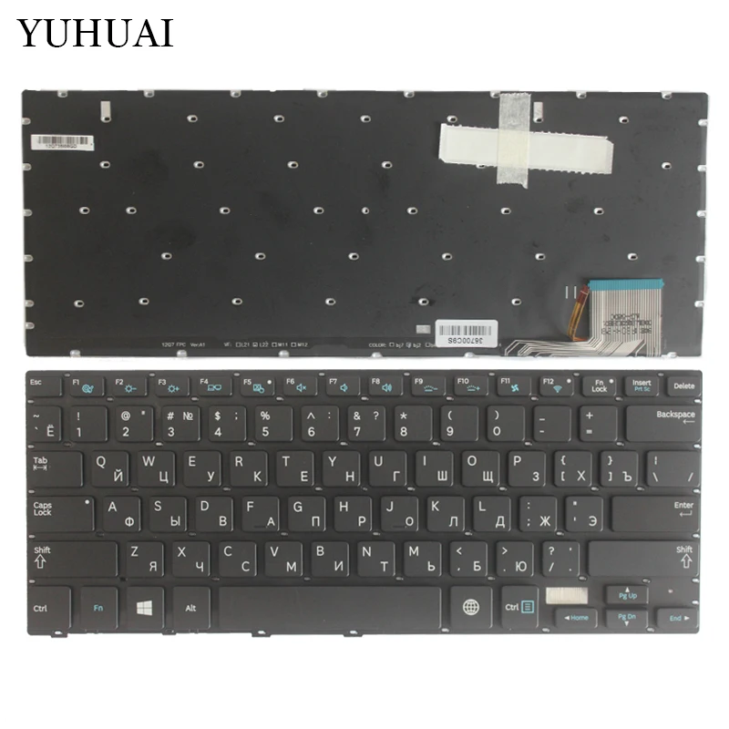 NEW Russian Keyboard for Samsung 7 Ultra 730U3E NP730U3E 740U3E ...
