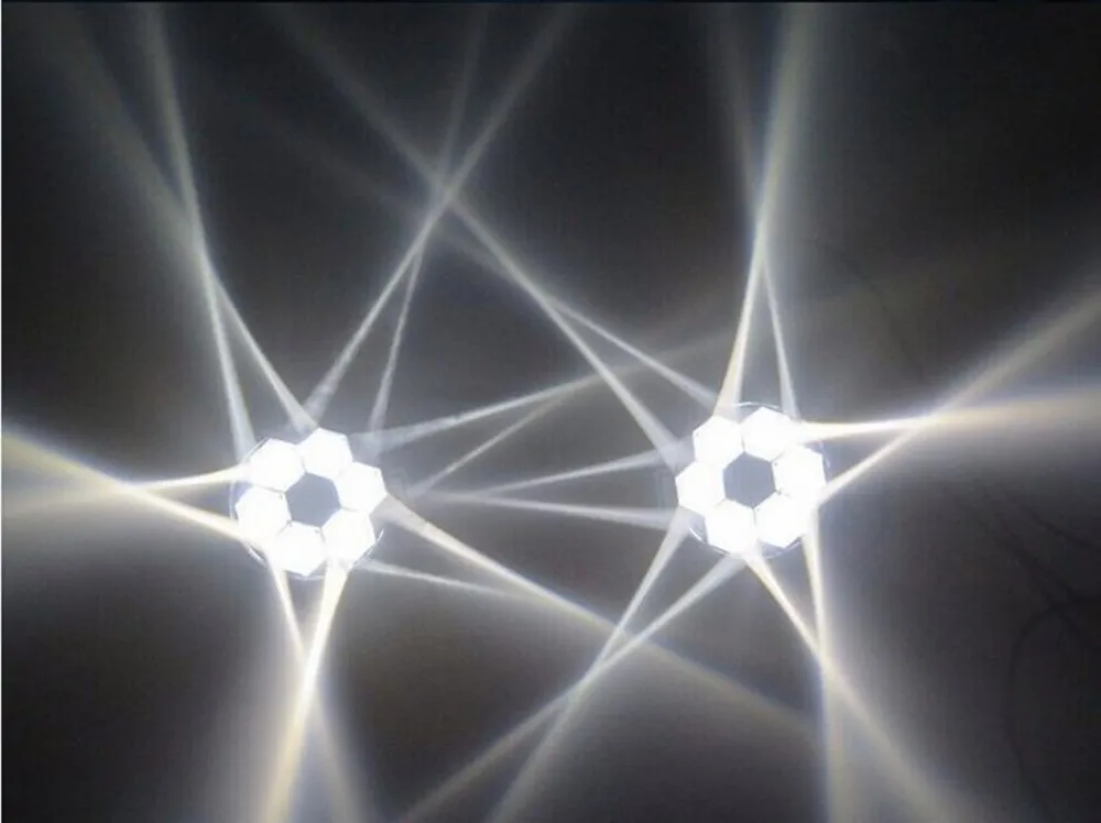 Feixe de Luz em Movimento Led Mini Abelha Efeito Olho Led da Cabeça dj Luz 6x15 w Rgbw 4in1 Led Lâmpada 10 e 15ch 6 mini bee eye