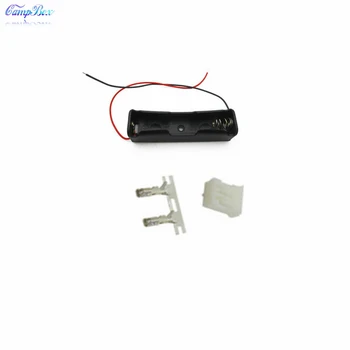 

50Pcs 1x18650 Battery Case Holder Socket Wire Junction Box With 15cm Wires, PH 2.0 Header and Crimps