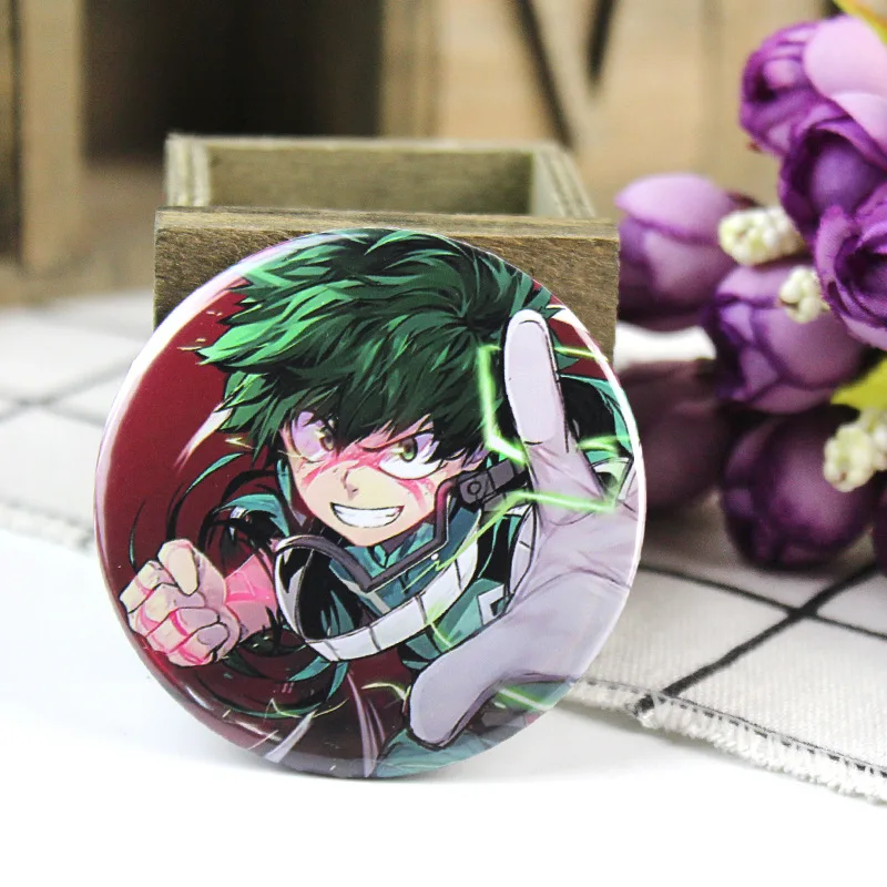 Мой герой Академия косплей Bedge мультфильм Boku No Hero Izuku Midoriya рюкзак сумки значки