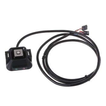 

Desktop Computer PC Case Power Supply on/off Reset Button Switch Extender Cable