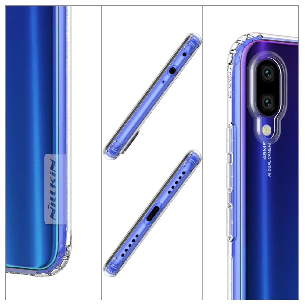 Для Redmi Note 7 Pro чехол Nillkin натуральный прозрачный мягкий кремний TPU Защитный чехол для Redmi Note 7