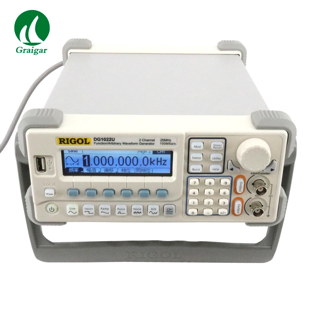 RIGOL DG1022U функция генератор сигналов произвольной формы частота дискретизации 100