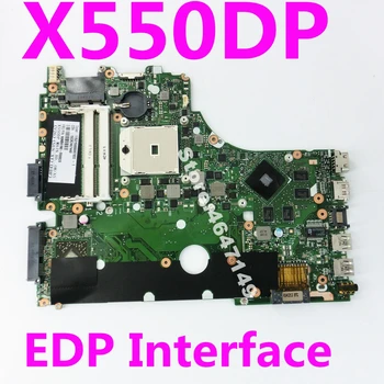 

X550DP X750DP Mainboard For ASUS X550DP X750DP X550D K550D K550DP Laptop motherboard EDP Interface USB 3.0 100% Tested