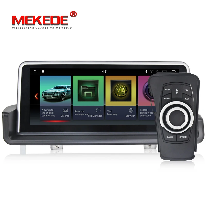 Best HD 6 core ID7 Android 9.0 Car GPS Navigation radio dvd player for bmw E90,E91,E92,E93,3 series ,Canbus,bluetooth,steering wheel 2