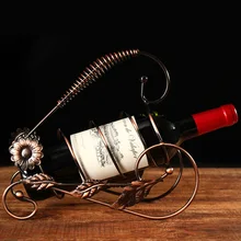 Железная винная полка бар КТВ спальня Мода Европейский Подсолнечник/Подсолнечник украшения для рамок вина