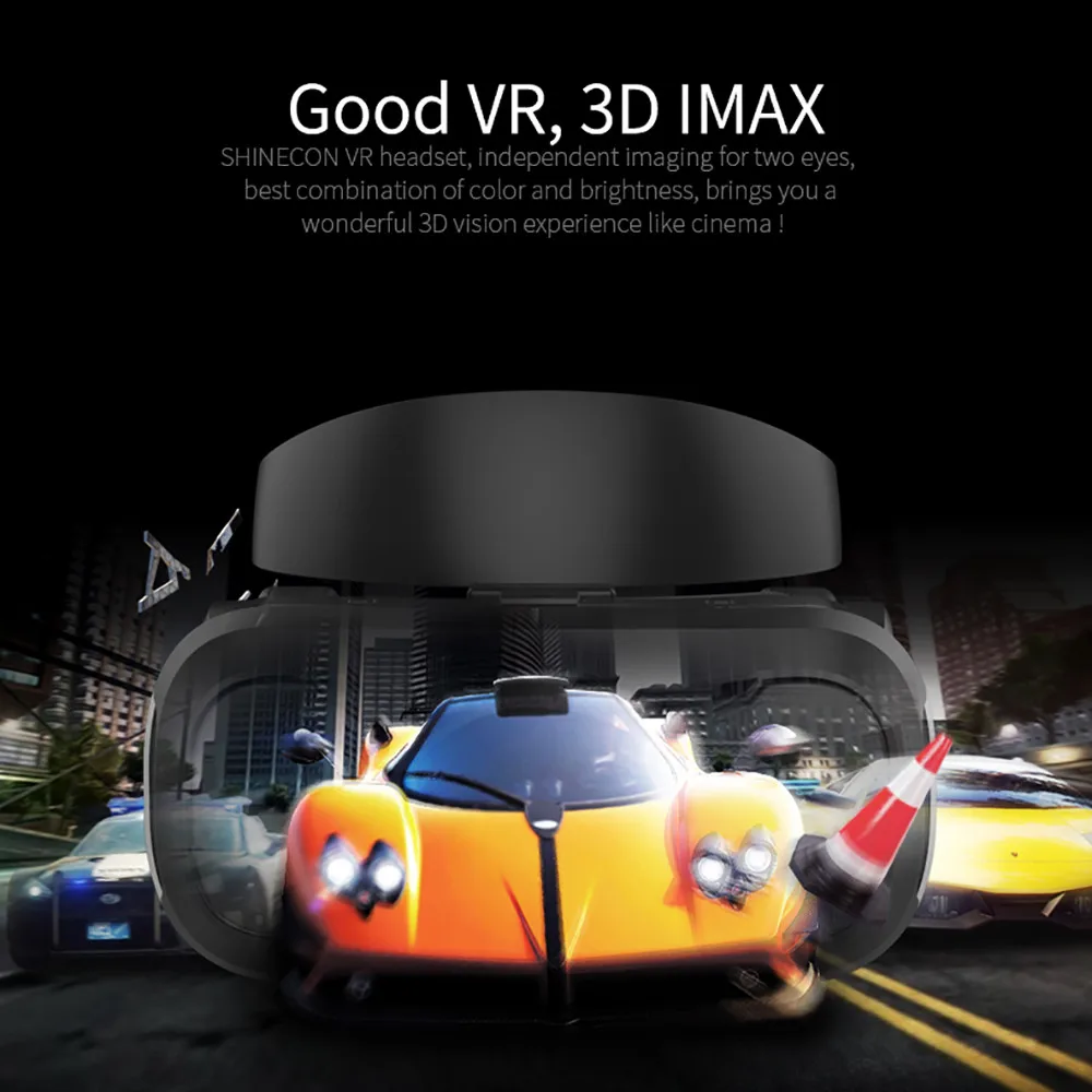 CARPRIE VR гарнитура shinecon виртуальной реальности 3D очки для Iphone для samsung для других брендовых телефонов смартфонов