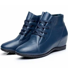 Женская обувь для бега из натуральной кожи, увеличивающие рост ботильоны, обувь для бега для женщин и девушек, брендовые кроссовки для бега, zapatos 36k8