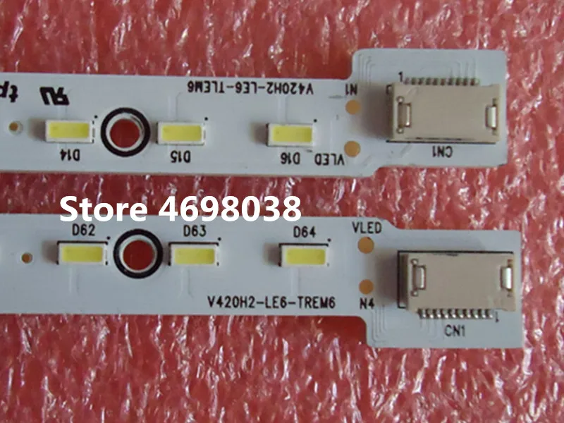 2 шт./лот V420H2-LE6-TLEM6 V420H2-LE6-TREM6 Статья лампа 1 шт. = 64LED 475 мм