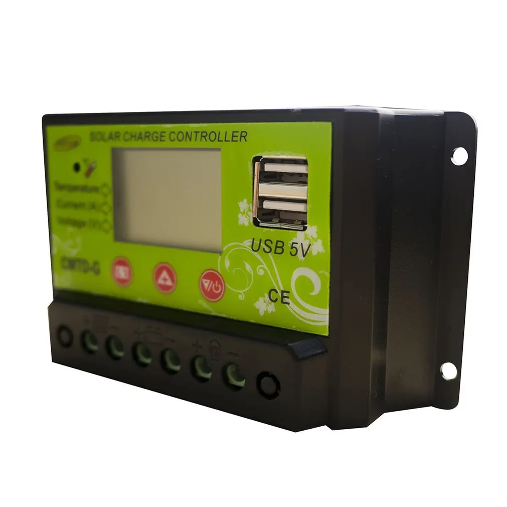 Прочный точкой мощности Солнечный Контроллер заряда 12 V 24 с интеллектуальной