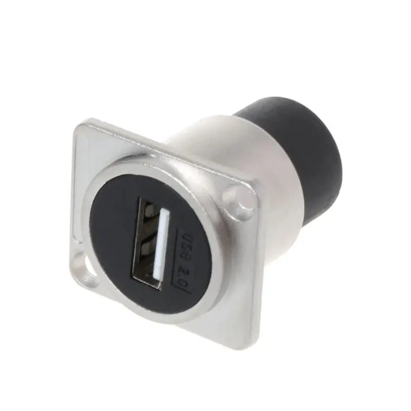 USB 2 0/USB 3 0 разъем типа D Металлический гнездовой модуля Разъем Панель Монтажный