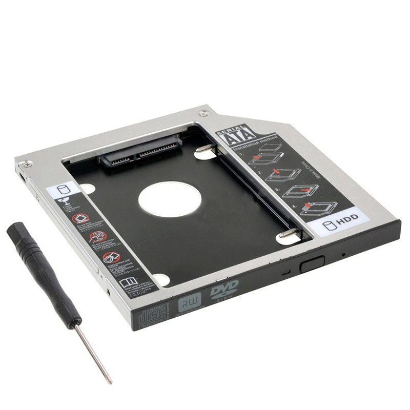 Новый 12 7 мм SATA 2nd SSD HDD Caddy для DELL Inspiron 15R SE 7520 N5010 N5110 M5010 жесткий диск Бесплатная