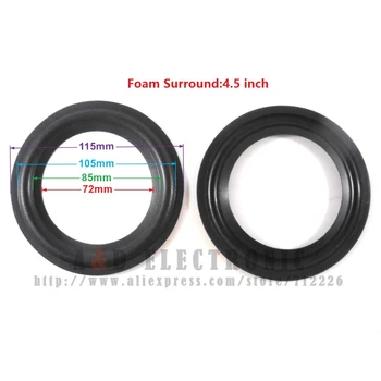

20 pcs/lot 4.5 inch woofer / bass speaker Rubber surrounds repair -New