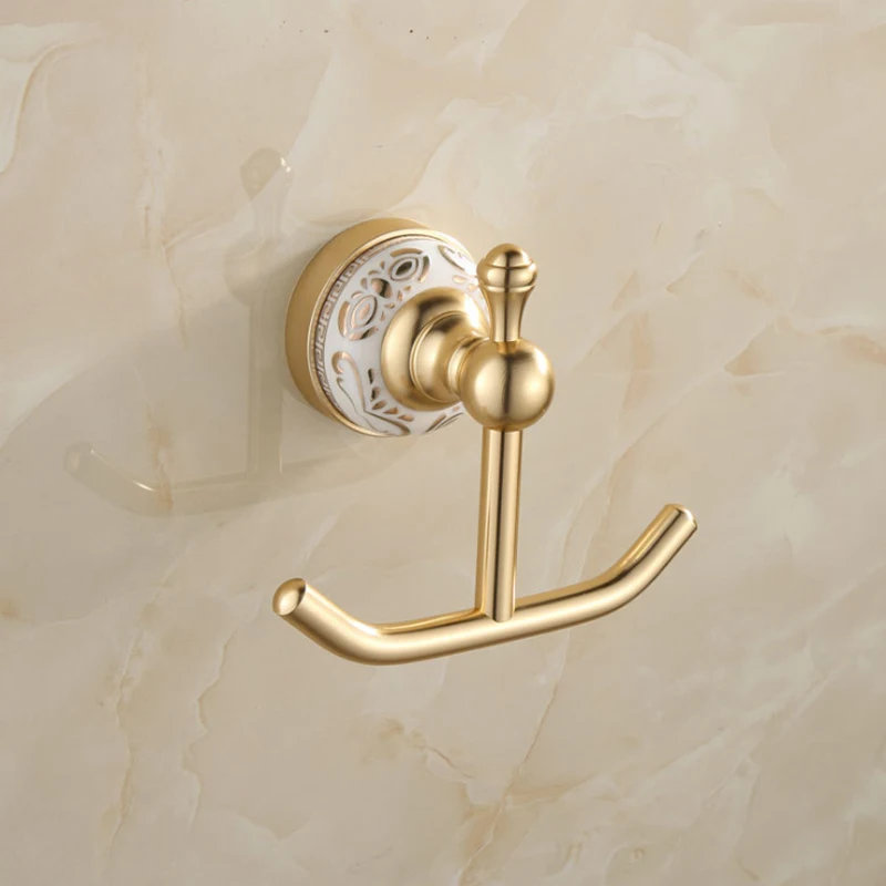

gold Oil Rubbed Bronze Bathroom Hooks Hats/ Clothes/ Towel Hook Rack Hangers