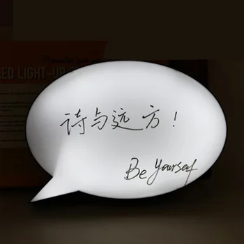 

Night Lamp LED DIY Handwritten Message Light Box USB Table Night Light Girl Bedroom Creative Decoration Lamp Battery Powered