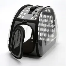 Pet Bag Transparent Folding Pet Carrying Bag Durable Breathable Pet Carrier for Travel Outdoor Shoulder Bags Free Shipping 25