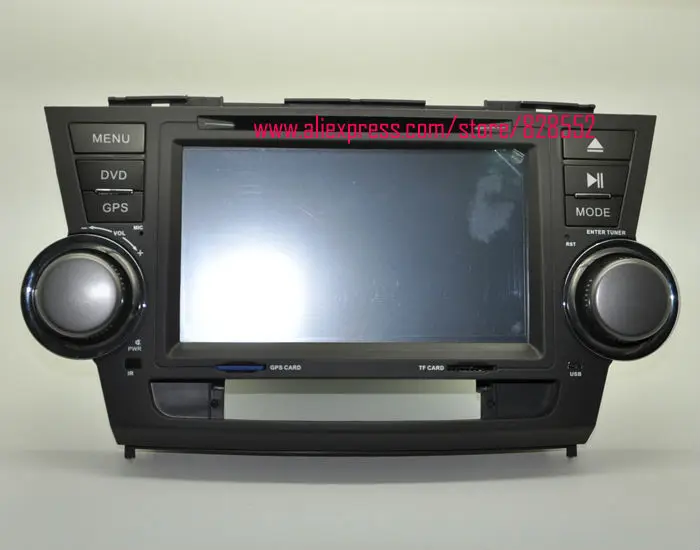 Clearance free shinppingAndroid 6.0 Quad-core RAM 2GB Car DVD Player For TOYOTA Highlander support 3G/wifi USB GPS BT GPS Radio Audio 3