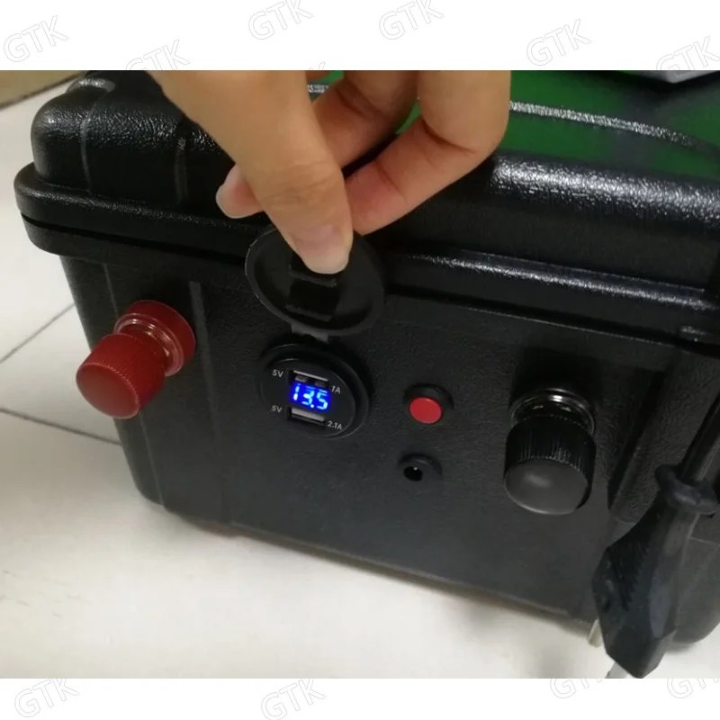 12v 100ah LTO водонепроницаемый литиевый титановый аккумулятор BMS 5S для 1200W лодки RV