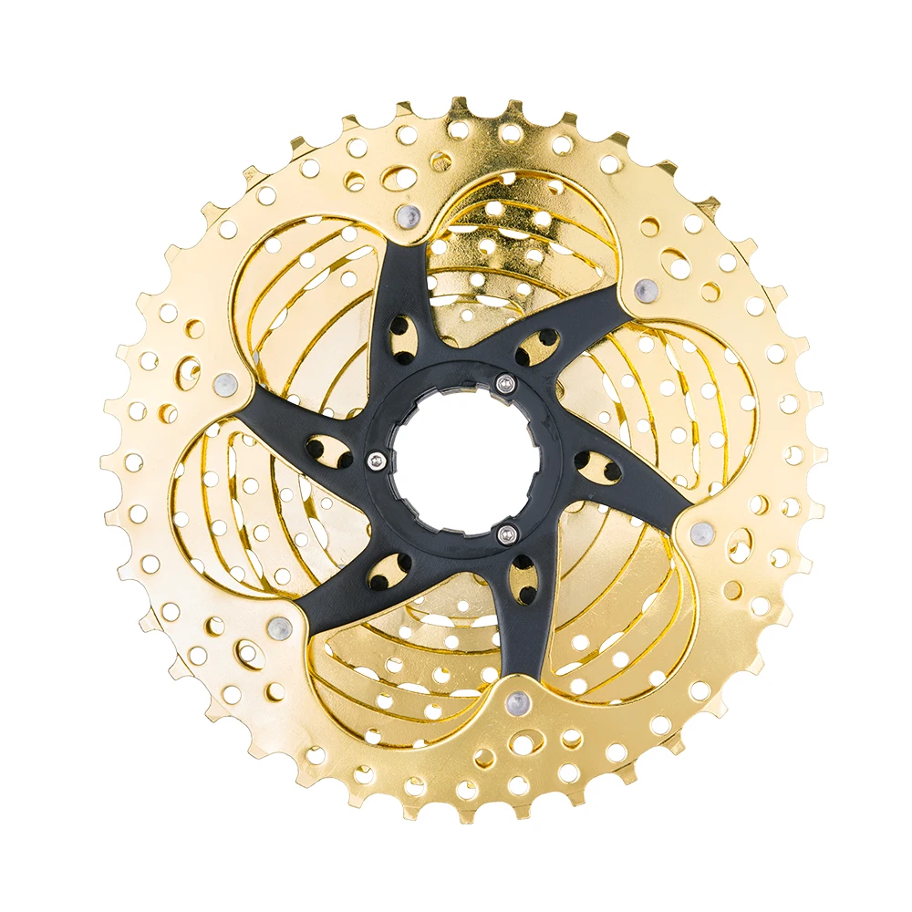 ZTTO MTB Mountain Bike Bicycle Parts 9s Cassette GOLD 11-40T 27s Speed Freewheel GOLDEN WIDE RATIO Compatible For M430 M4000 ZTTO MTB Mountain Bike Bicycle Parts 9s Cassette GOLD 11-40T 27s Speed Freewheel GOLDEN WIDE RATIO Compatible For M430 M4000