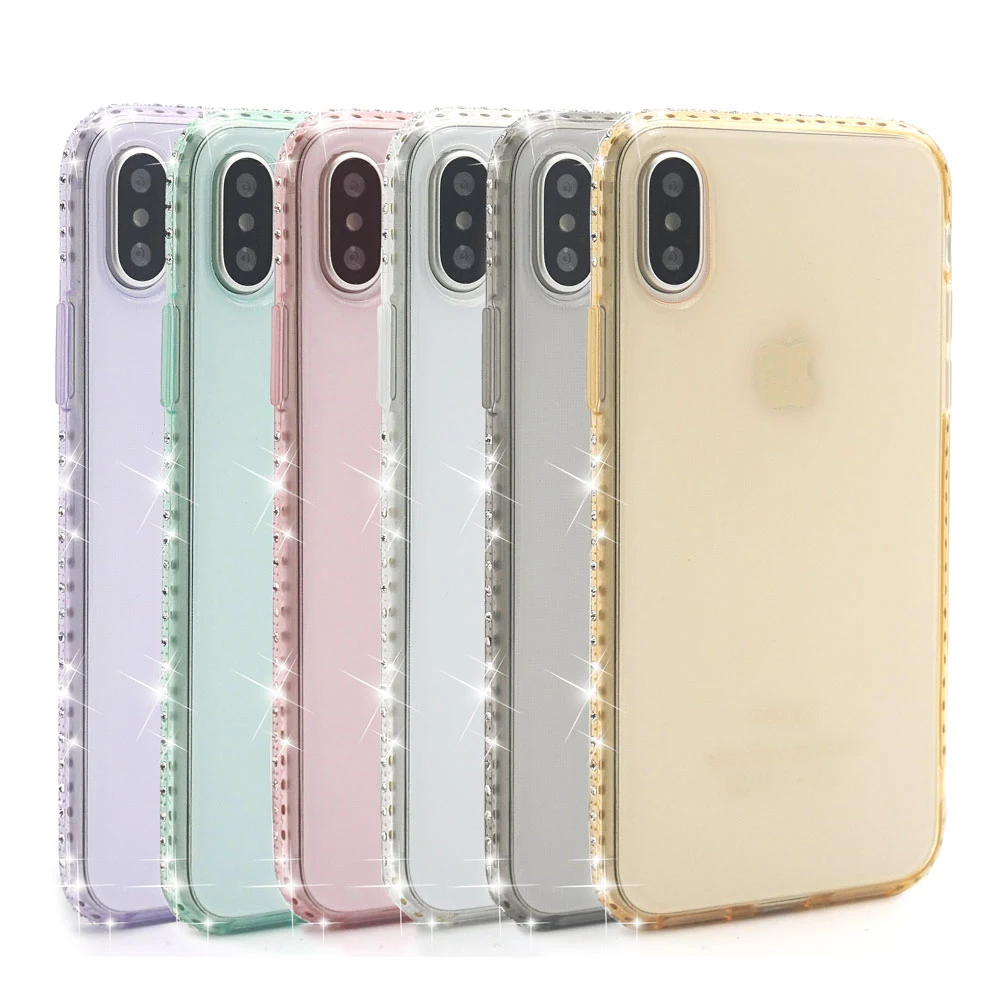 Portefeuille For iPhone X Case Silicone Rhinestones Soft TPU Ring Holder Lanyard Case Cover For iPhone 8 Plus 7 6 6S 5 S iPhone8 (36)