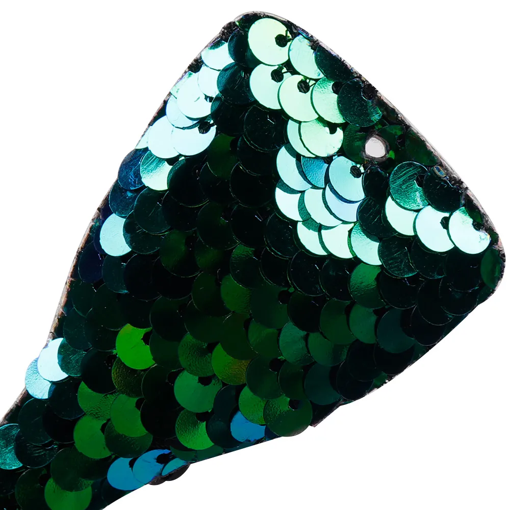 Двусторонние блестящие нашивки JOJO BOWS с рисунком хвоста русалки для рукоделия