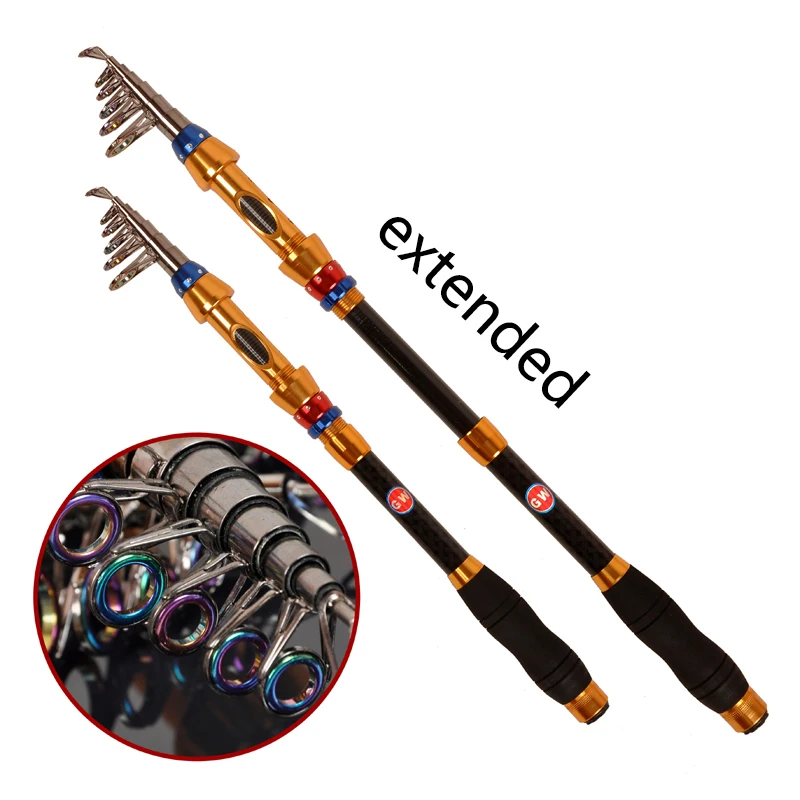Supper Light Telescopic Fishing Rod Ultra Light Spinning Winter Fishing