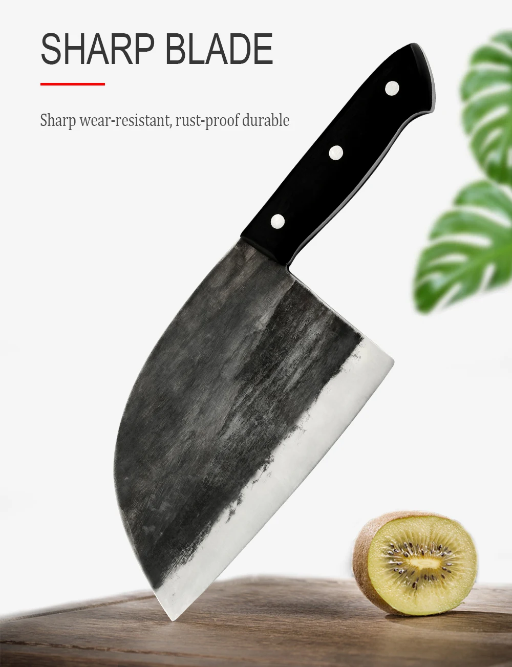 XYj ручной работы кованые кухонные ножи мясника шеф-повара Чоппер кости подарок нож оболочка из высокоуглеродистой плакированной стали полная ручка Тан