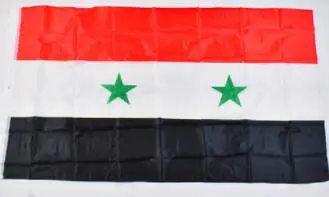 150X90 см полиэстер 100D Сирия три звезды типа флаг баннер