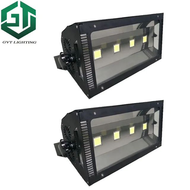 $US $328.06  2pcs/lot 4*100W leds high power Led 400W strobe light Auto DMX512 flash light 1/3/6 Mode dj strobos