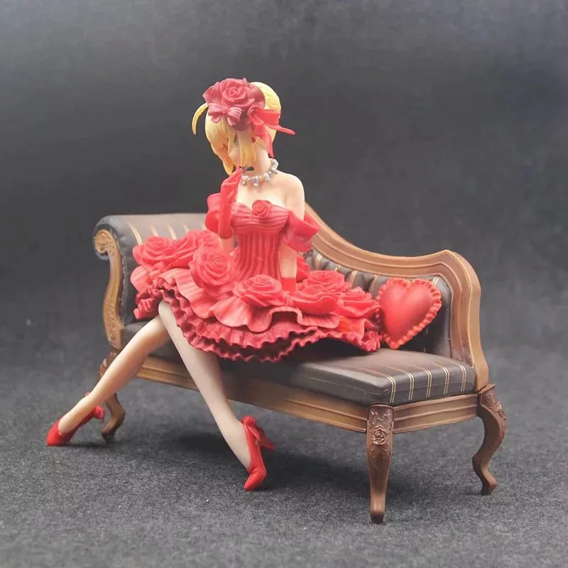 Anime Fate EXTRA Idol Emperor Nero Action Figure Toys Red Saber Figuras Dolls Brinquedos 20cm (3)
